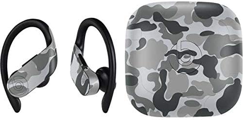 Skinit Decal Audio Skin Compatible with PowerBeats Pro - Grey Street Camo Design