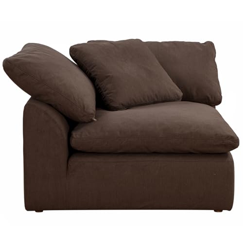 Sillón Modular con Tela Lavable Marrón
