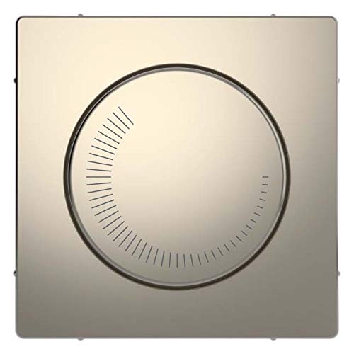 Plaque centrale Merten MEG5251-6050 nickel pour régulateur de vitesse System M