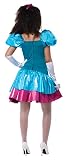 California Costumes 80's Party Dress, Adult Women, Small, Teal/Fuchsia