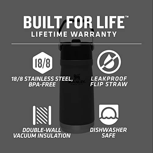 Stanley Iceflow Stainless Steel Water Jug With Straw, Vacuum Insulated Water Bottle For Home And Office, Reusable Tumbler With Straw Leakproof Flip, 17 Ounces #TOP4