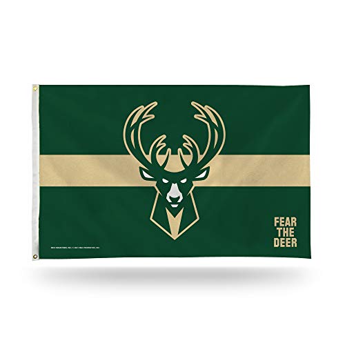 Drapeau Milwaukee Bucks rayé 91 x 152 cm grand format