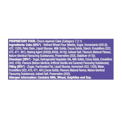 Image of Cadbury Chocobakes ChocLayered Cakes, 228 g (Pack of 2)