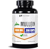 High Strength Mullein Formula – Each serving delivers a 10:1 mullein leaf extract, equivalent to 3000mg of raw mullein leaf in a concentrated herbal form. Traditional Herbal Support – Mullein has a long history of use as a natural plant-based option ...