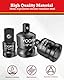 YOOPIN 6 Stück Stecknuss Adapter Set, 1/2-1/4-3/8 Steckschlüssel Adapter, Ratschen Adapters für Drehmomentschlüssel, Ratsche