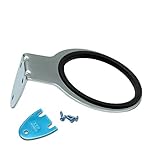 BeGrit Stainless Steel Wall Mount Hair Dryer Holder Rack Hair Drier Storage Organizer