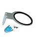BeGrit Stainless Steel Wall Mount Hair Dryer Holder Rack Hair Drier Storage Organizer