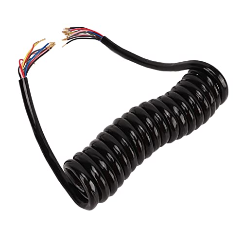 Cable en espiral de la base del remolque 13 pines extensión de poder de cobre 20AWG para RVs 3