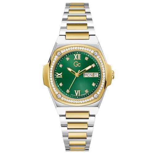 GC-Women-Green-Square-Analog-Watch-Y98010L9MF