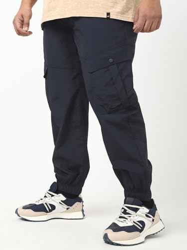 Image of Bewakoof Men's Super Loose Fit Joggers
