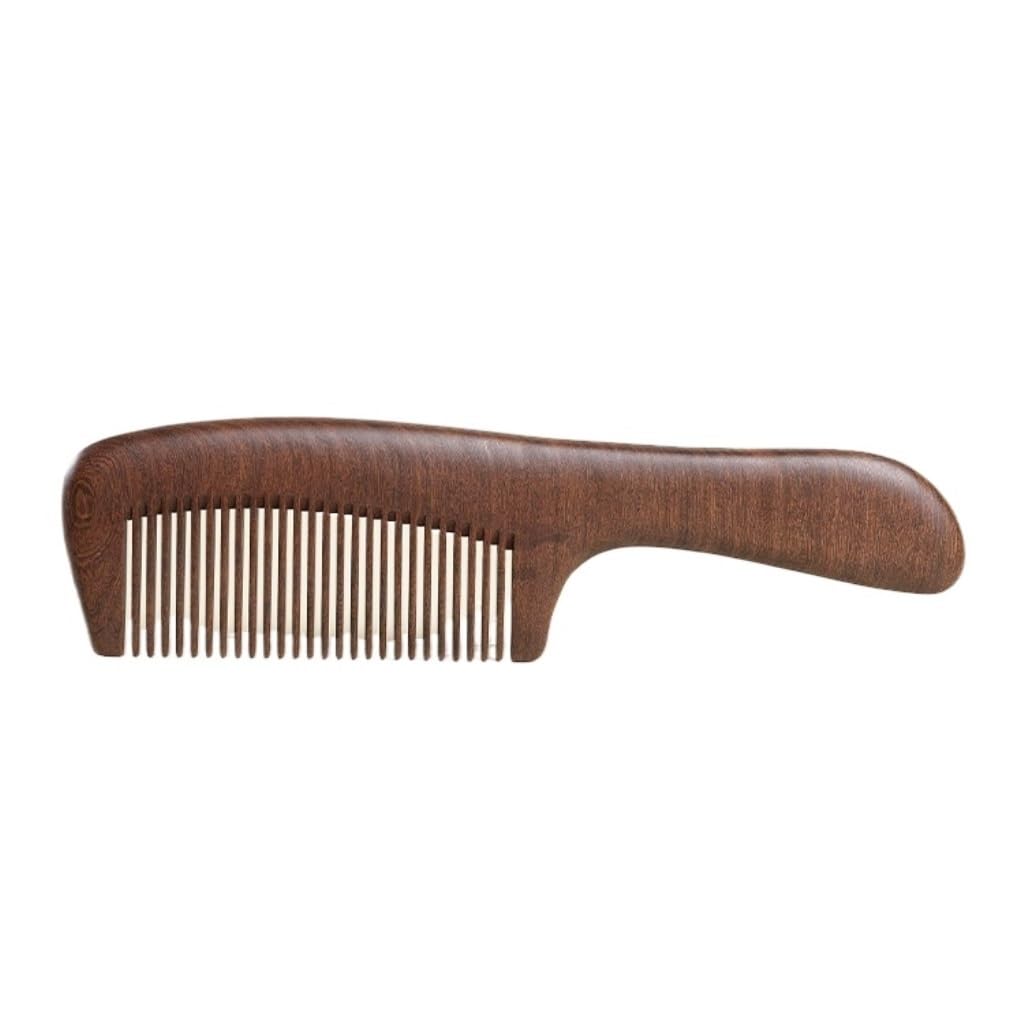 Peine para Vestirse Peine de pelo largo Simple moderno peine de pelo rizado de madera maciza peine de ducha de baño con diseño de mango Peine para Desenredar el Cabello