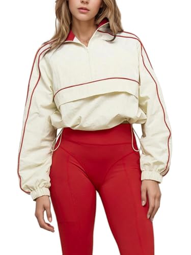 Women’s Lightweight Water Repellent Half Zip Windbreaker