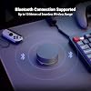 Fosi Audio VOL20 Bluetooth Volume Control Knob, USB Multimedia Controller for PC/Gaming/Home Audio/Desktop, RGB Lighting Customization Multi-Function Button with Adjustment