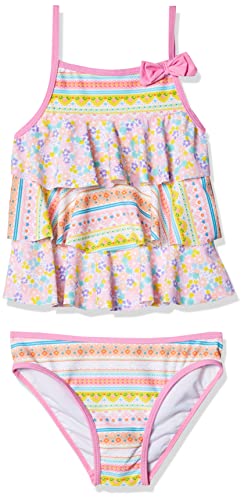 Image of KIKO & MAX Girls' Ruffle Top Bikini Swim Suit Bathing Suit