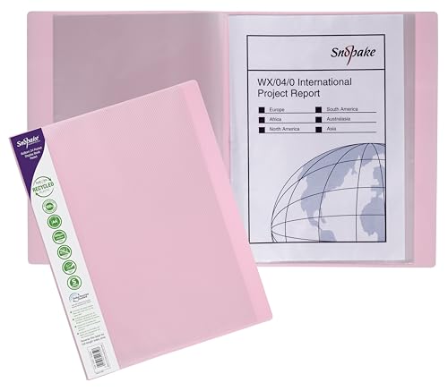 SNOPAKE Reborn protège-documents A4 24 pochettes anti-poussière