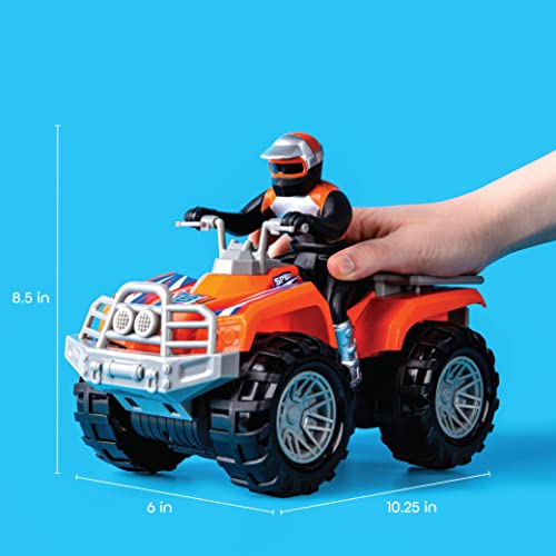 Motorized Atv Vehicle With Lights & Sounds, Battery Powered Toy Quad Bike, Monster Trucks For Boys And Girls Ages 3+ #TOP3