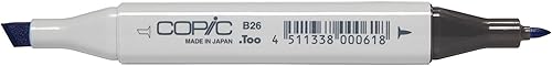 Miniatura 2 de Copic Marcador con punta reemplazable, B26-Copic, Azul cobalto