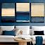 Blue And Gold Wall Art