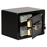 AUTIGERSAFE Safe Box, Money Safe Box, Digital Security Home Safe Box with Intelligent Alarm System,...