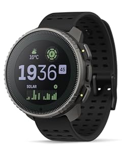 SUUNTO Vertical GPS Sports Watch, Solar Charging 95+ Sports, Black Ti