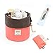 OZZOY Fashion Women Makeup Bag Hanging Toiletries Travel Kit Jewelry Organizer Cosmetic Bag Wth a Mini Bag (Pink)