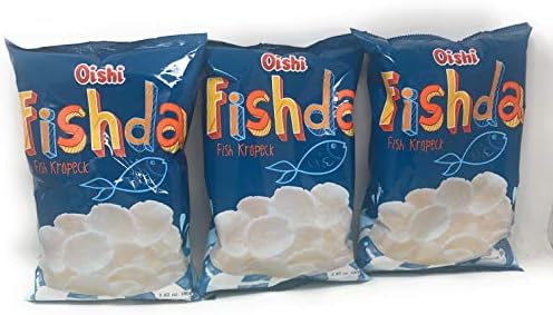 さかなっぷ Amazon.com: Oishi Chips (Fishda Fish Kropeck, 3 Pack)