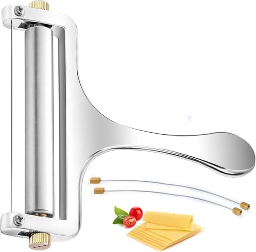 Consejos para Comprar Rebanadora - los más vendidos. 48 U Chef Cortador de Queso de Alambre de Acero Inoxidable, Cortador de Queso Manual Ajustable, Rallador de Queso Premium para Mozzarella, Cheddar y Todo Tipo de Queso, Cheese grater