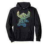 19DNLS00027A-001 Disney Lilo & Stitch Text Fill Stitch Silhouette Sweat à Capuche