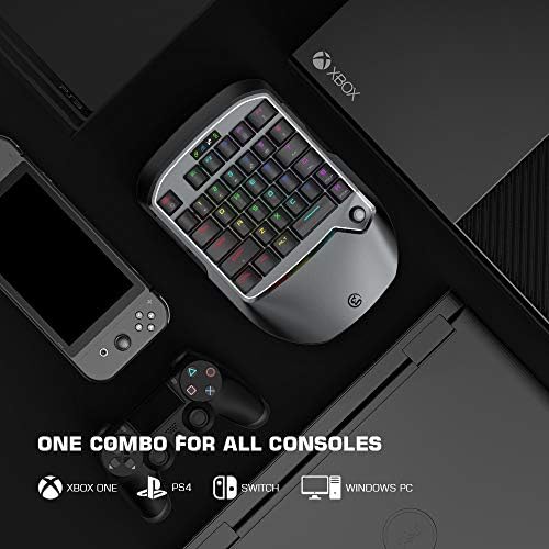 Gaming Keyboard and Mouse for PS4/Xbox One/Xbox series X/S/Nintendo Switch/PC, GameSir VX2 AimSwitch Wireless Keyboard and Mouse Adapter with RGB Backlit, Controller Adapter for Computer and Consoles