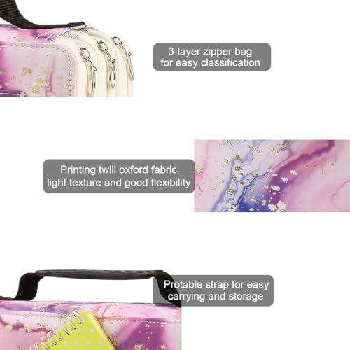 Image of 102 Slots Marker Pen Organizer Case w /Handle