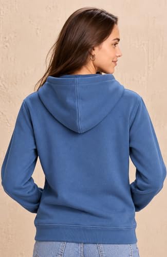 Image of SANE ORIGINALS Women's Cotton Blend Fleece Zip Up Hoodie Sweatshirt, Warm Winter Full Zip Jacket with Kangaroo Pockets