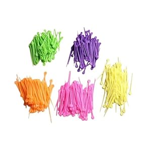 300 Pack Hair Rollers Pins Picks Sticks Brush Curler Perm Pick Pin for DIY Hairstyle Styling Women Girls Professional Bangs Curly