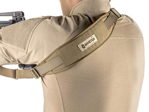 Bandoleira Tática Attach 2 Pontas Invictus Militar Airsoft (Preto)