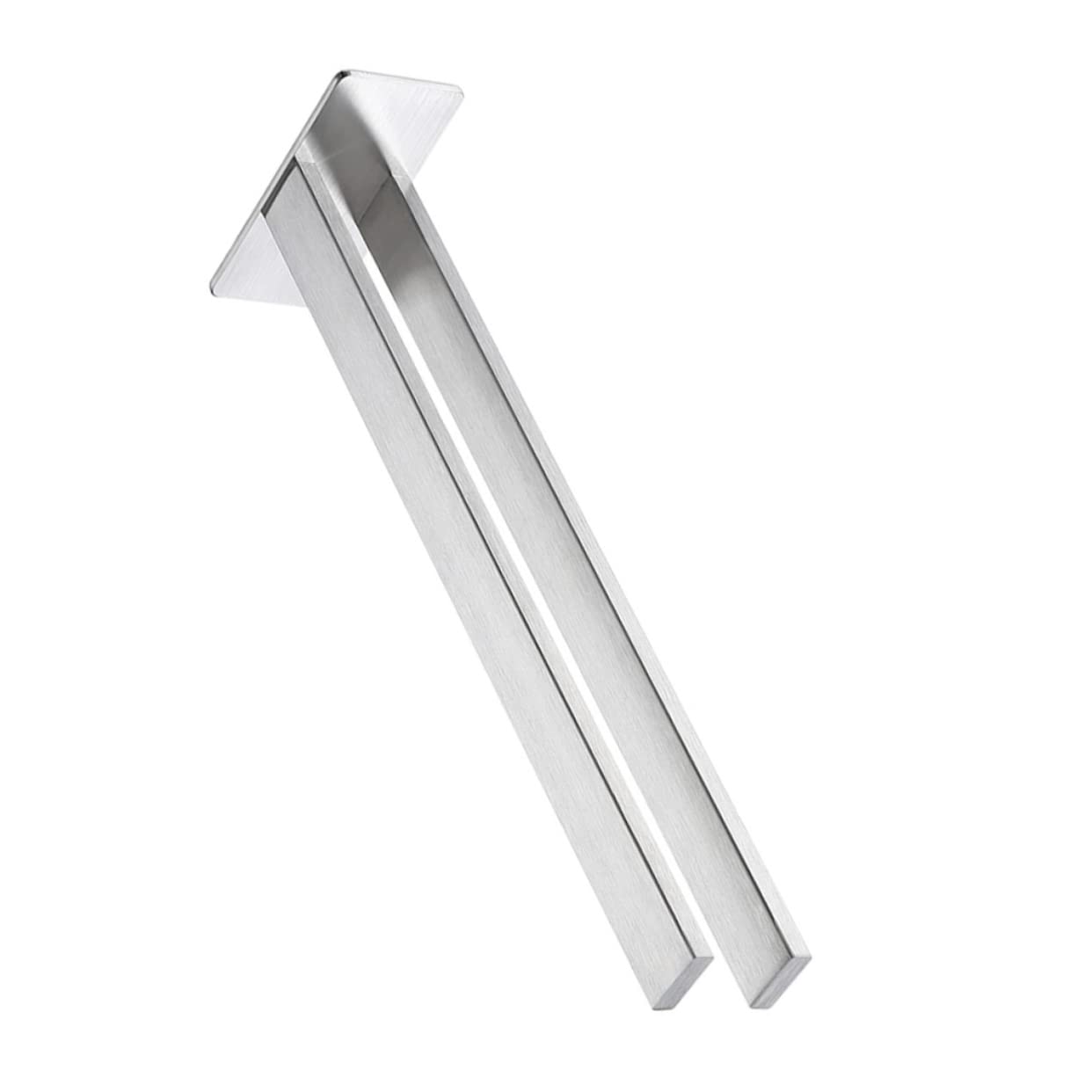 Porte-serviettes double pour salle de bain et étagère murale de cuisine inox