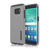 Samsung Galaxy S7 edge case, Incipio DualPro, Hard Shell Case with Impact-Absorbing Core Shock-Absorbing Impact-Resistant Dual-Layer Cover  - Gray/Gray