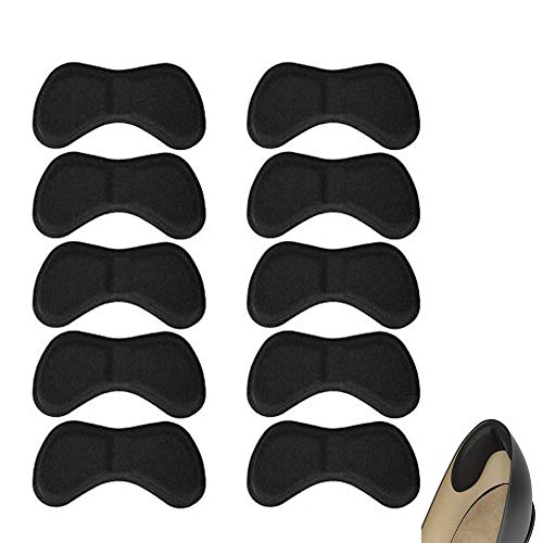 Inserts adhésifs pour chaussures anti-frottement et protection des pieds de talon noir