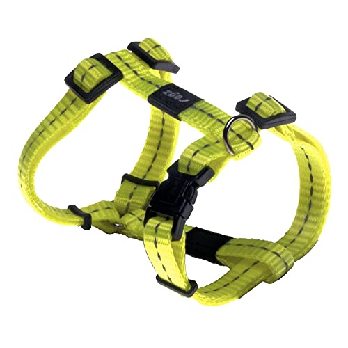 ROGZ SJ14-H Utility Hundegschirr/Nitelife, S, gelb