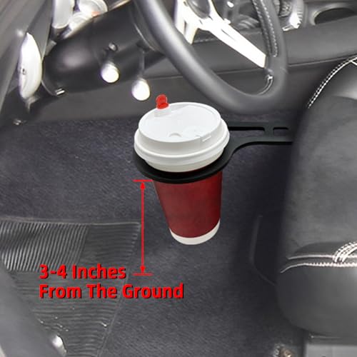Portavasos de asiento para Ford Mustangs 1965-1970/71-73, negro miniatura 5