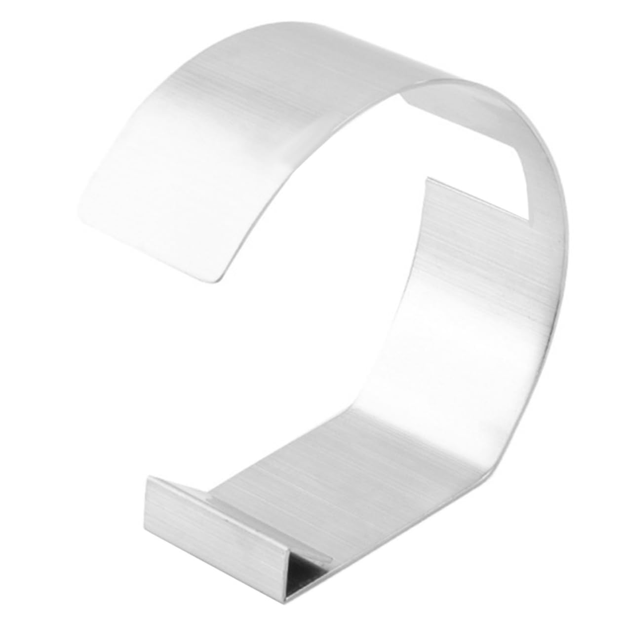 PRETYZOOM Stainless Steel Belt Display Stand Brush Finish Belt Rack Holder for Closet Organizer Stylish Storage for Men and Women Belts