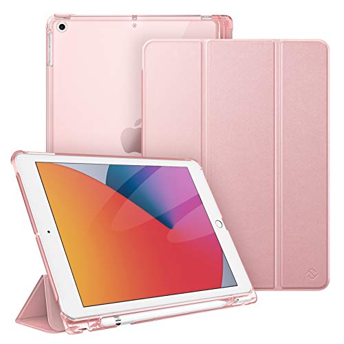 Fintie Funda Compatible con iPad 10,2' 2021/2020/2019 (9.ª, 8.ª y 7.ª Gen) con Soporte Integrado...