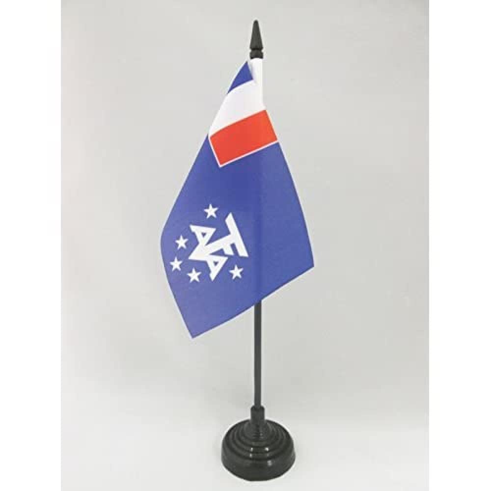 AZ FLAG French Southern and Antarctic Lands Table Flag 15x10 cm