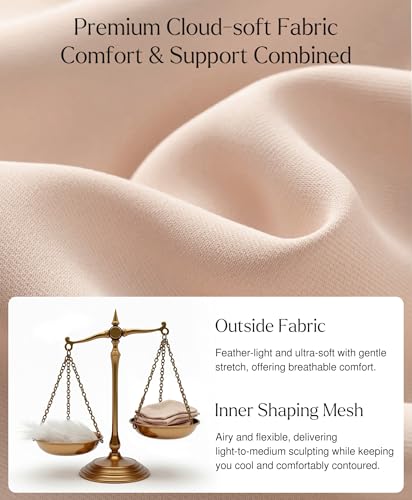 Image of Popilush Shapewear Bodysuit Plunge Deep V Neck Backless Going Out Tank Tops | lightly tummy control bodysuit,Buttery soft stretch fabric, sculpted shape and all-day comfort