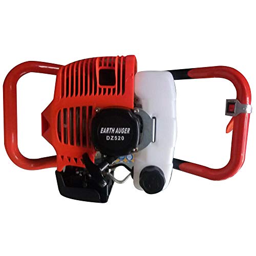 Lenjkyyo 52Cc 2.3Hp Auger Post Hole Digger, Electric Handheld Post Hole Digger, Gas-Powered Fence Ground Drill With 4"/6"/8" Bit Borer For Ice Fishing/Garden Planting #TOP2