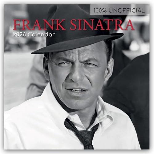 Frank Sinatra Calendar 2026 Calendar 16 Month Family Square Wall 2026 UK | Planner with Large Grid for Home or Office Organisation