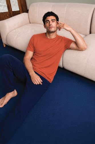 Image of Van Heusen Men's Crew Neck T-Shirt - Soft & Breathable Cotton | Regular Fit | Comfortable Everyday Casual Wear | Short Sleeves | Summer Favorite |Solid Colors | Style 60052|Available in Pack of 1 & 2