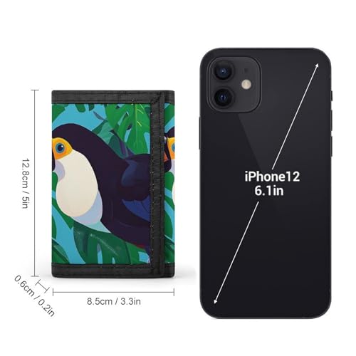 Toucan Trifold Wallet for Men - Money Clip Slim Wallets with Multiple Card Slots Minimalist Small Front Pocket Wallet for Everyday Carry2