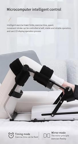 Ejercitador de piernas con pantalla LCD y control remoto miniatura 3
