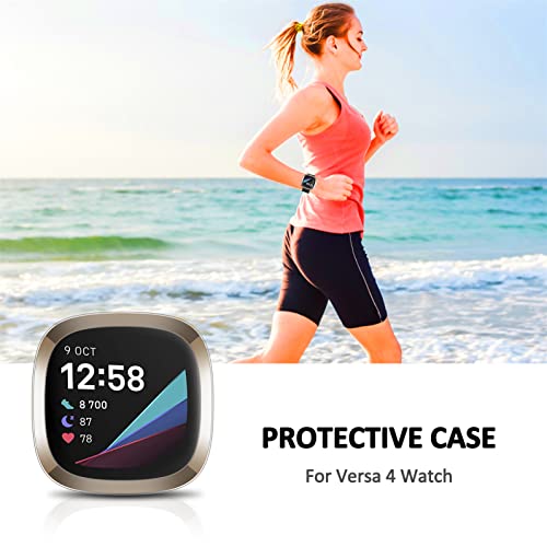 TPU Material Screen Protector Compatible with Fitbit Versa 4 Smartwatch - Image 4