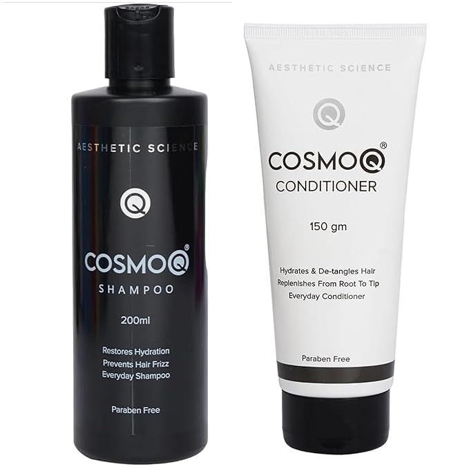 COSMO Q Shampoo and Conditioner Combo Set, Paraben Free (200 ml Shampoo, 150 gm Conditioner)-picture-51