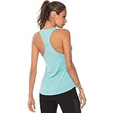 Sport Yoga Tanktops Damen Longshirt Running Fitness T-Shirt Piebo Teenager Mädchen Frauen Sexy Cami Weste Trägershirt Trägertop Lässige Ärmellos Oberteil Tank Tops Strandtops Activewear Kleidung
